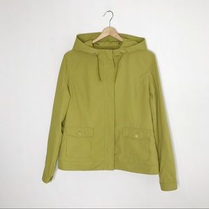 Pendleton Solid Green Lightweight Rain Jacket Coat